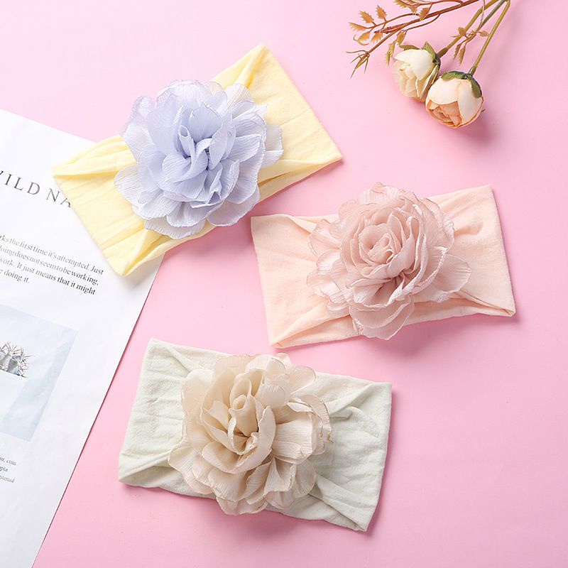 (Pimenova) bandana bayi bunga besar baby headband big flower