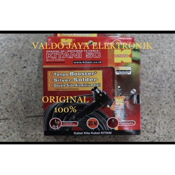 KITANI Kabel Antena Kitani 20 M Kabel TV Kitani 20 Meter ORIGINAL Limited
