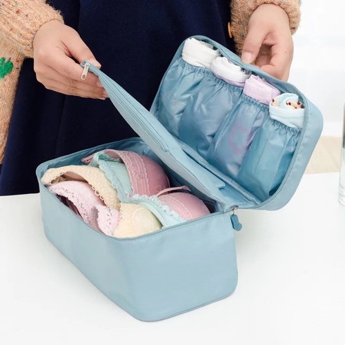 Tas Pakaian dalam Murah Bra Celana Dalam Pouch Pakaian dalam Underwear pouch Travel Organizer