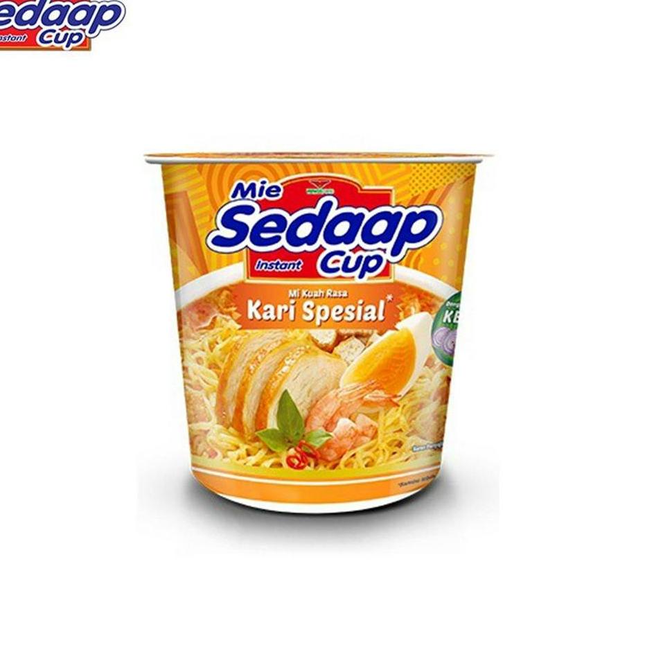 

㊨ SEDAAP Mie Instan Cup Kari Spesial 81 GR x 2 ☂
