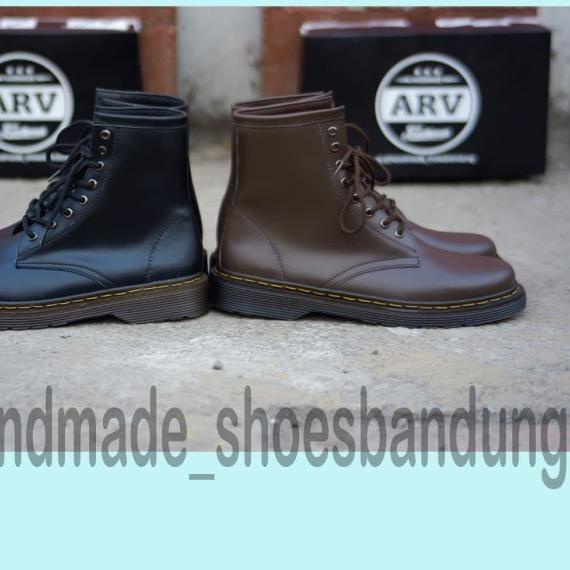 arv sepatu boots hiking tinggi underground pria - Hitam, 39