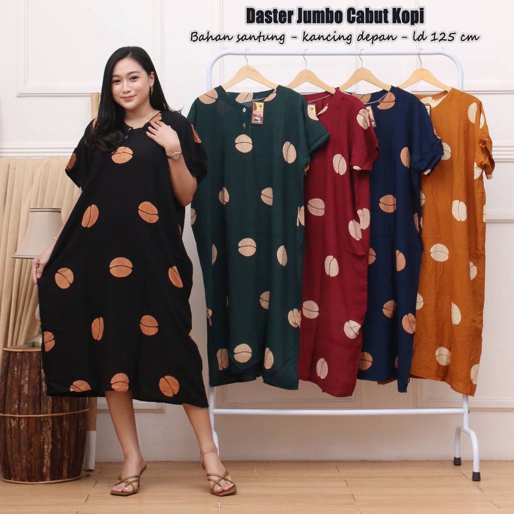 baju ibu hamil lengan pendek lifa daster batik jumbo busui murah XXL ld 120 125