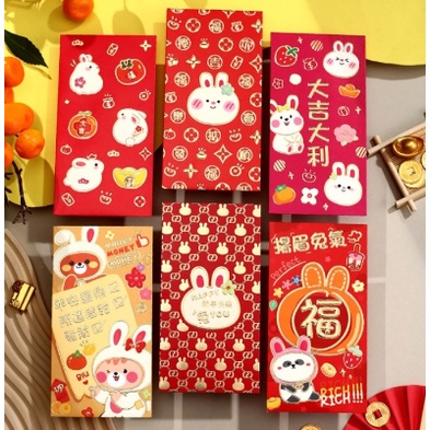 

Angpao Kelinci 2023 Angpau Premium Imlek / Ampau Sincia Ampau Merah Tebal Harga Grosir Termurah