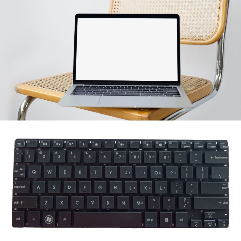 Btsg Keyboard Laptop Layout Bahasa Inggris As Baru Untuk HP MINI 5100 5101 5102 5103 Keyboard Notebook Bingkai Hitam Tanpa Titik No Bac