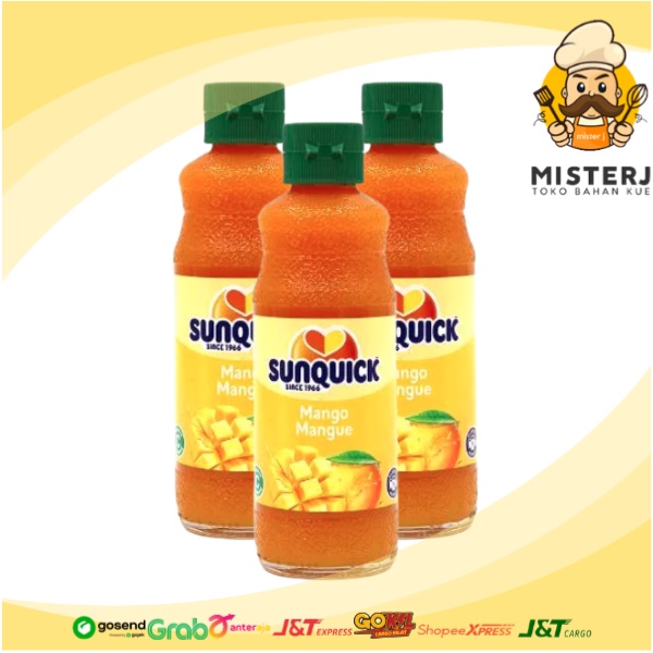 

Sunquick Mango Squash 300ml + BUBBLE WRAP | Sunquick Sirup Rasa Mangga