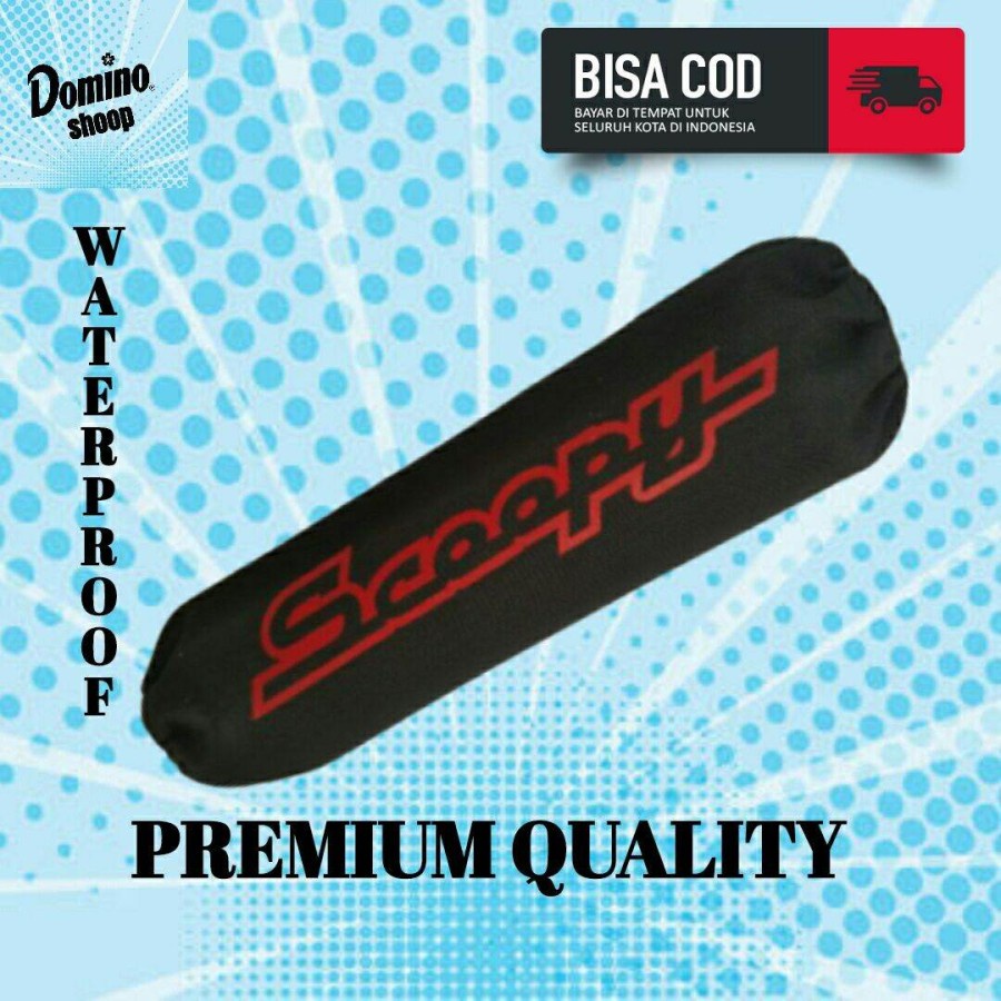 cover shockbreker,sarung shock belakang motor universal