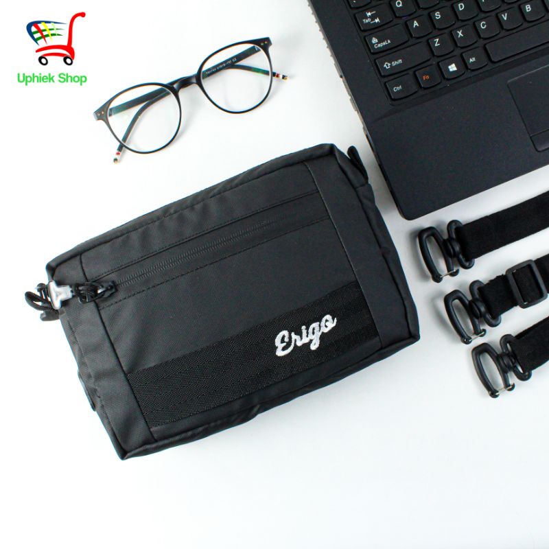 Clutch Pria Hand Bag Pria Wanita ERIGO Anti Air Pouch Tas Tangan Tas Selempang Pria Noris Waterproof Premium Murah