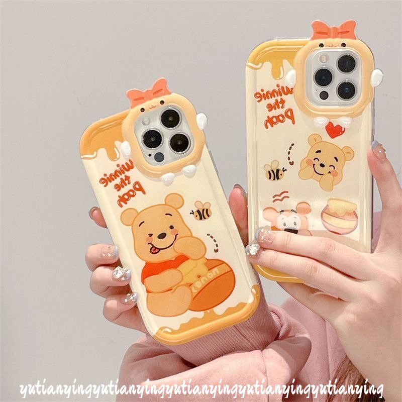 Soft Case Desain Kartun Winnie The Pooh 3D Untuk Realme C25Y C30 C11 C12 C25 C25s C21Y C35 C31 C21 C15 C1 C3 C17 Realme 5i 6i 7 5s