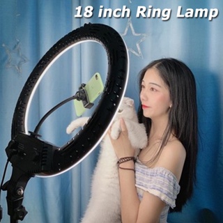 45CM  Ring Ligth LED Lampu Make Up Lampu Ringlight Tripod Siaran Tersedia untuk live streaming fotografi