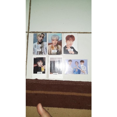 PHOTOCARD SEVENTEEN WONWOO FTS RAY SHADOW SEASON GREETING MINWONHAN