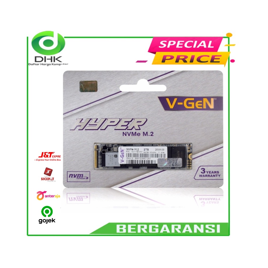 V-GEN SSD 2TB NVMe M.2 - Hyper Gen3X4