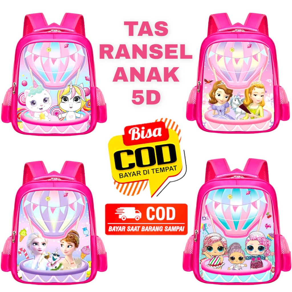 SMARTGIRL CUCI GUDANG NEW TAS RANSEL ANAK SEKOLAH IMPORT UNTUK TK 00052-00060