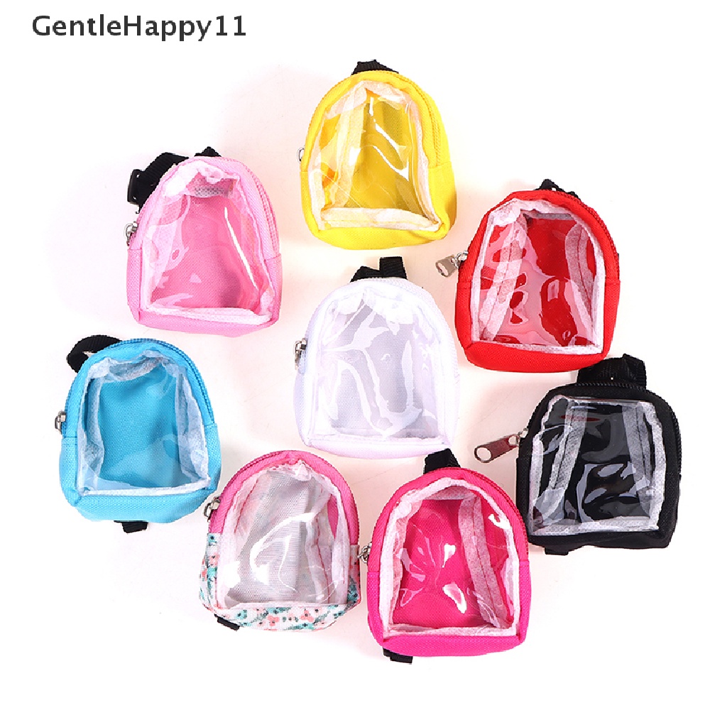 Gentlehappy Mainan Miniatur Tas Ransel Sekolah Untuk Dekorasi Rumah Boneka 1 / 6