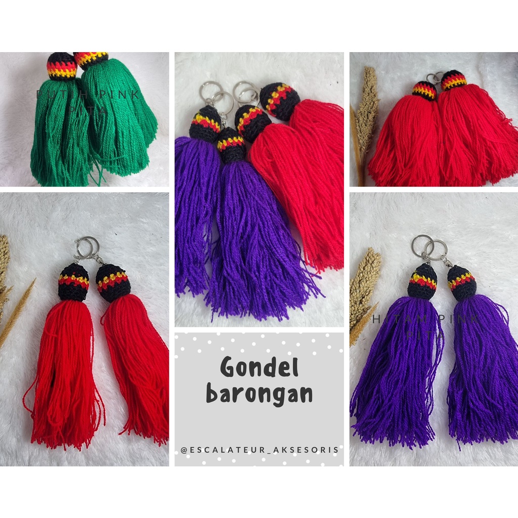 sepasang gondel barongan /gondel barongan terbaru / gondel anting barongan saja