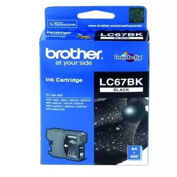 Brother Tinta Printer Lc-67 Hitam #Original