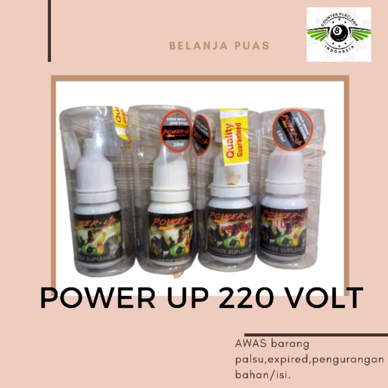 POWER UP 220 VOLT PLECI