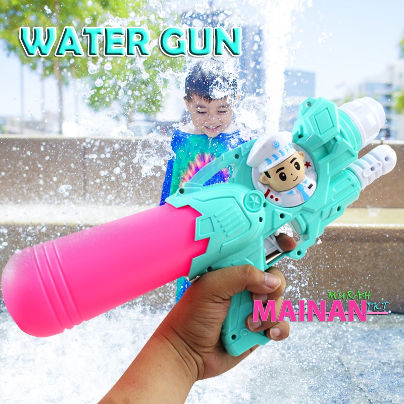 MAINANKEI MAINAN ANAK MURAH WATER GUN YW6 TEMBAKAN AIR JUMBO KARAKTER MAINAN PERANGAN AIR ANAK