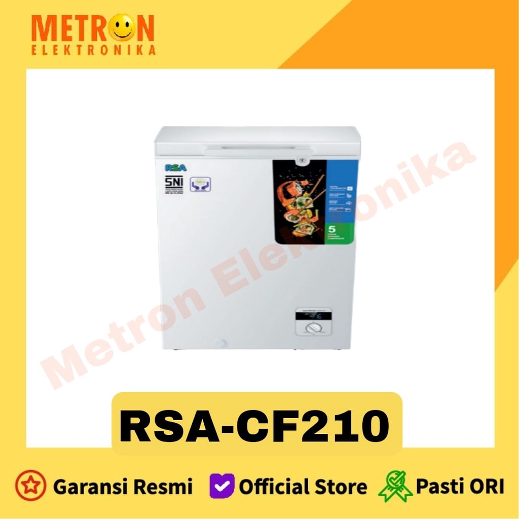 RSA CF 220 - CHEST FREEZER 220 LT / FREEZER BOX / CF220