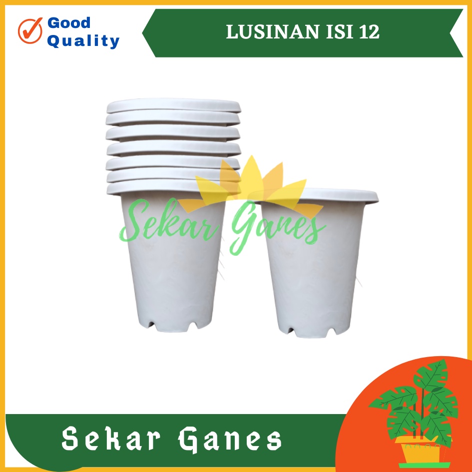 Lusinan Pot Jm Ruby Batik 15 Putih Coklat Merah Bata Terraccota Terakota Pot Astor Pot Bunga Bulat Tinggi Mirip Pot Yogap 10 15  17 18 19 Tebal Murah