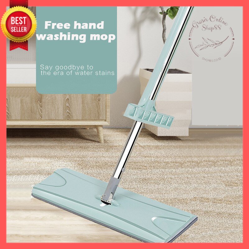 GOS- C305-  Flat Mop Lantai/ Alat Pel Tarik Tanpa Ember