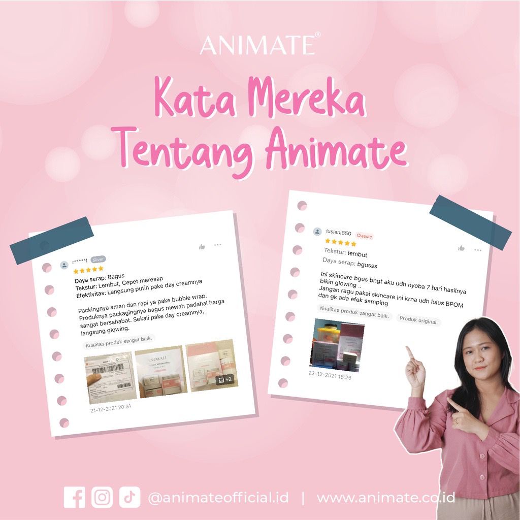 ANIMATE Whitening Day &amp; Night Cream