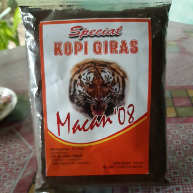 

Spesial Kopi Giras Macan08. 250g