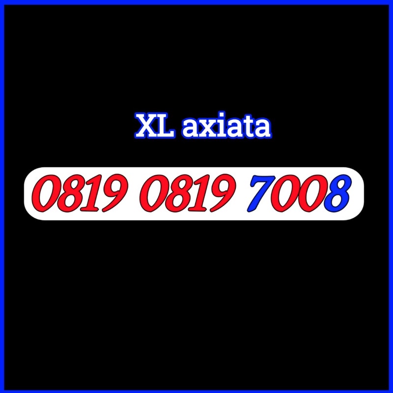 Nomor Cantik XL axiata 7008