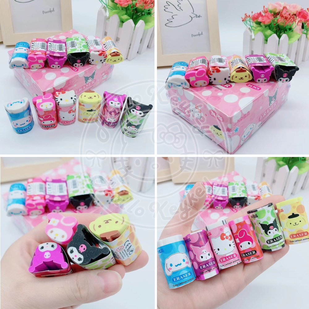 

penghapus pensil hello kitty melody kuromi cinnamoroll pompompurin