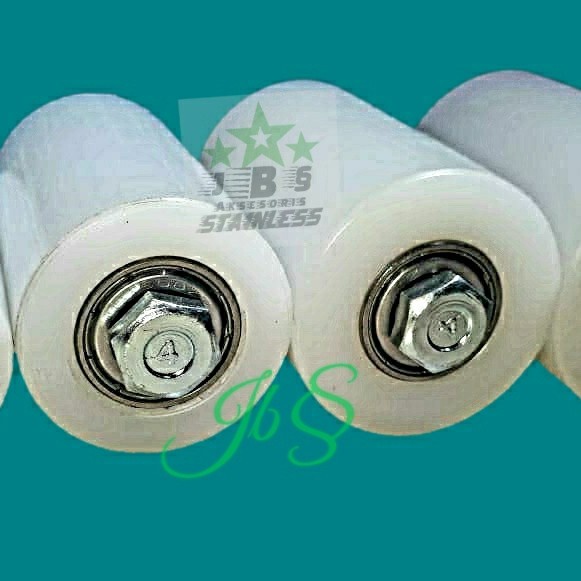 Roda Roda Nilon + Bering 42Mm Pintu Pagar Besi & Stainless Steel