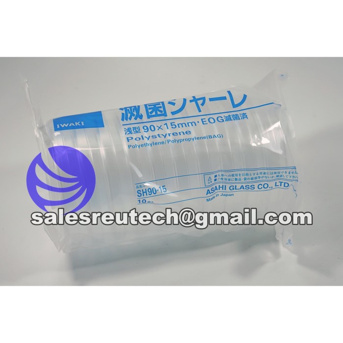 Cawan Petri Plastik / Disposable Petri Dish 90x15mm ( 500pcs/karton )