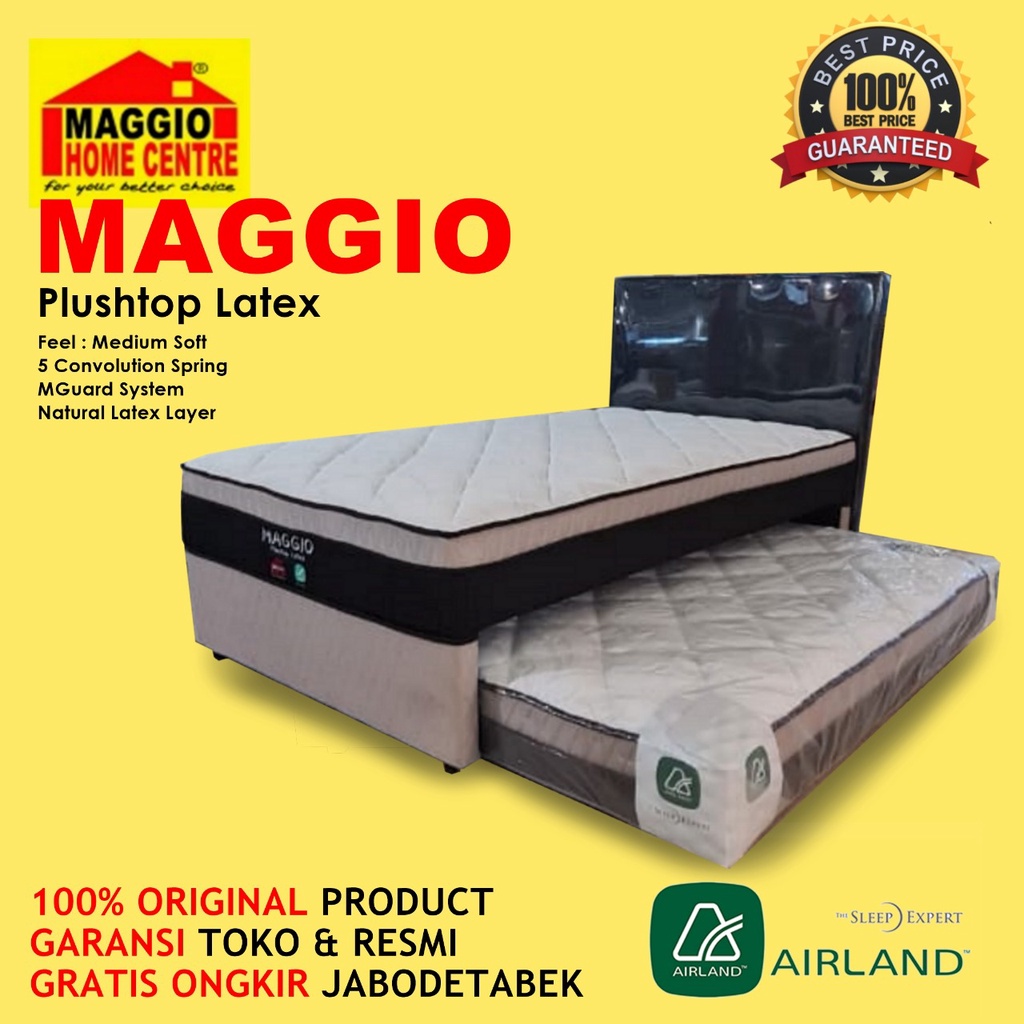 KASUR ANAK SORONG - KASUR ANAK 2IN1 - 2IN1 PLUSHTOP LATEX - AIRLAND