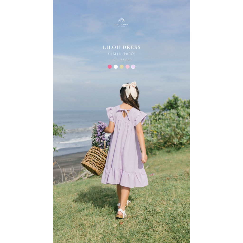 Little Folk Lilou Dress - Dress Anak
