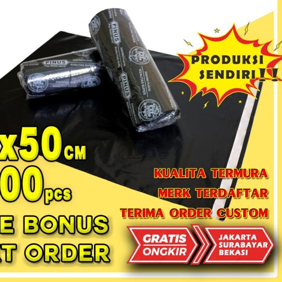 

Plastik Packing Polymailer 35x50cm isi100pcs online shop Packing lem - Pinus Hitam, 35x50cm isi100