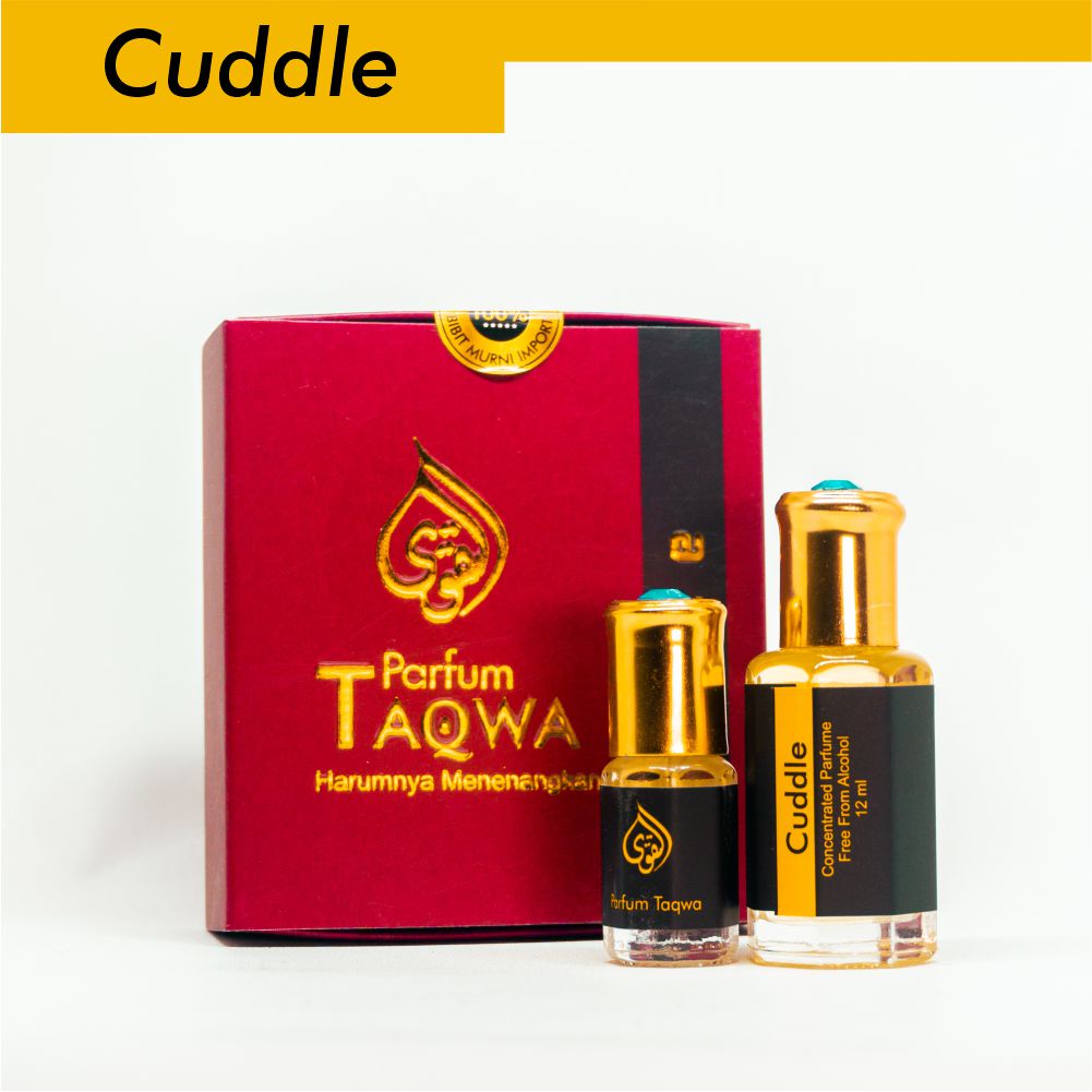 Cuddle Parfum Sholat 12 ml [ Beli 1 Gratis 1 ] Minyak Wangi Pria Wanita Non Alkohol Tahan Lama Alkohol