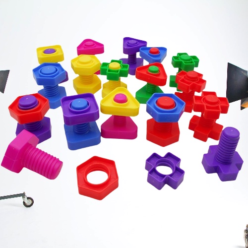 16Set Mainan Mur Baut Anak Game Montessori Mainan Montessori Anak Edukasi Montessori