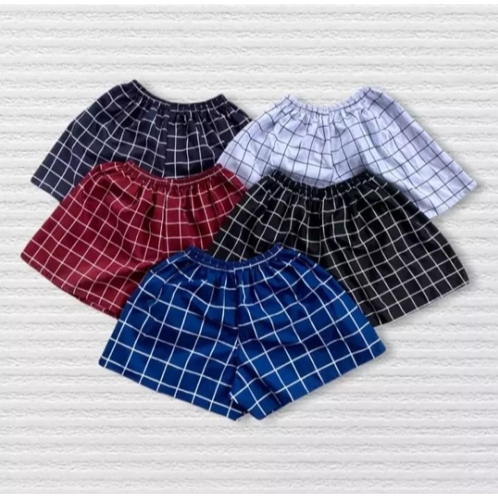 CELANA TARTAN PENDEK TERBARU KASUAL MODEL KOTAK DISTRO BAHAN TEBAL