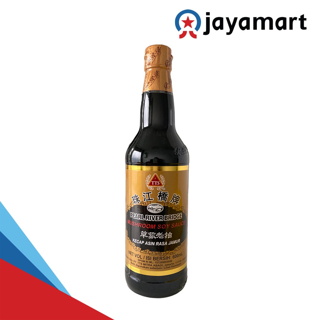 Pearl River Bridge Mushroom Soy Sauce 600ml Kecap jamur