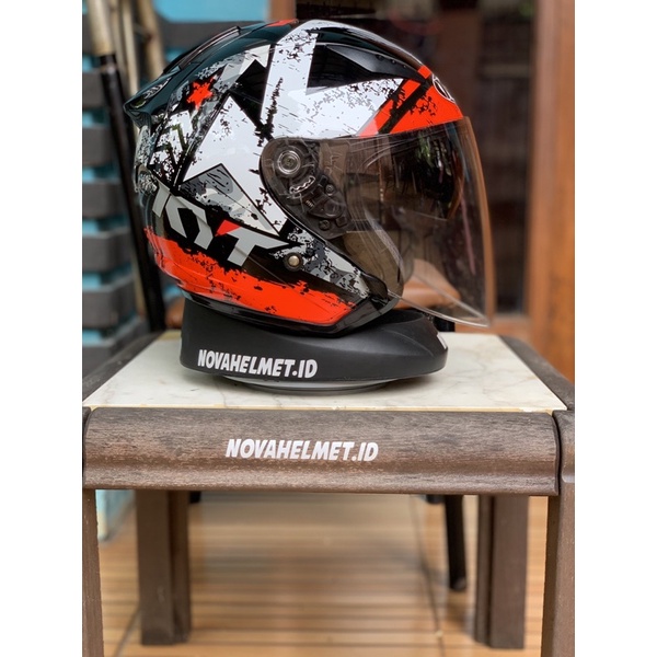 kyt galaxy flat R seri 5 size XL helm halface second murah berkualitas novahelmet.id