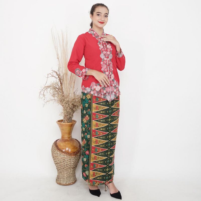 Atasan Kebaya Mawar Kombinasi