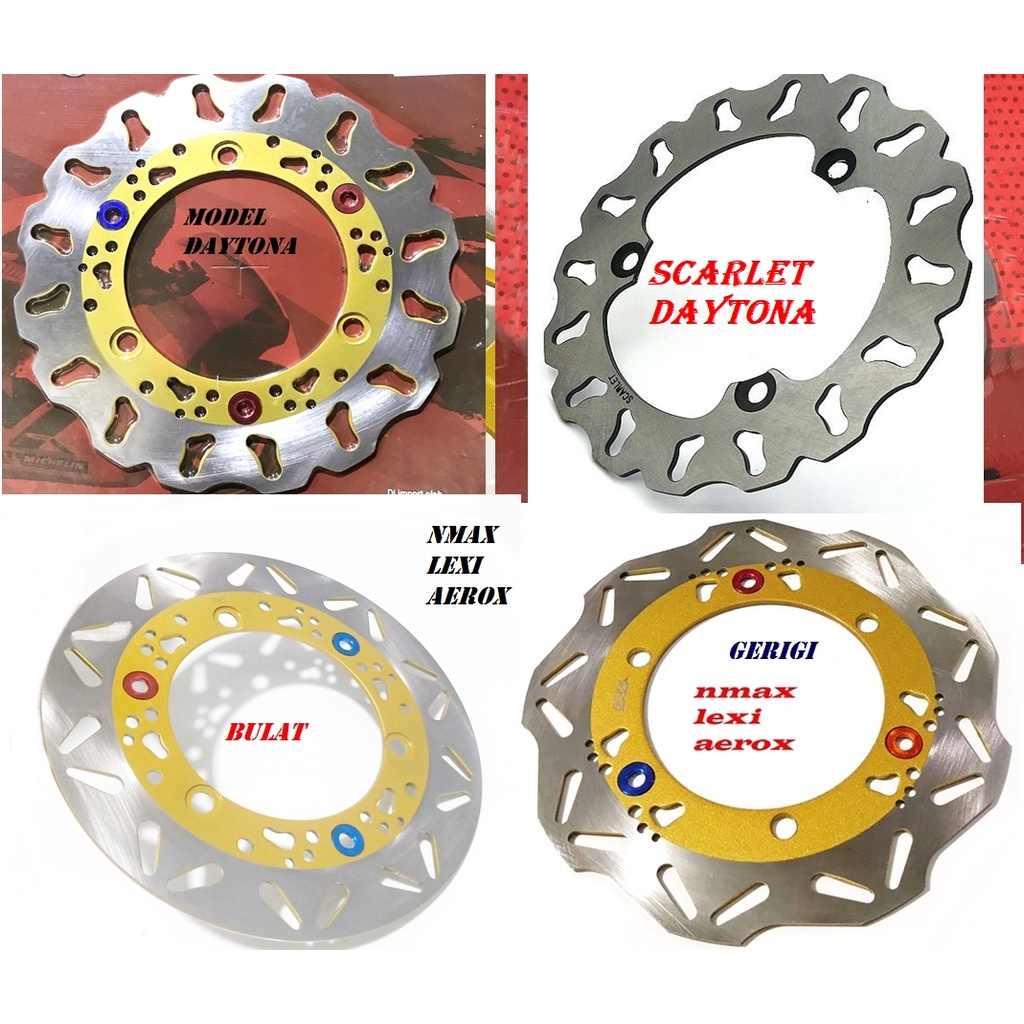PIRINGAN NMAX DEPAN DAN BELAKANG CAKRAM VARIASI NMAX NEW DAN NMAX OLD FRONT &amp; REAR