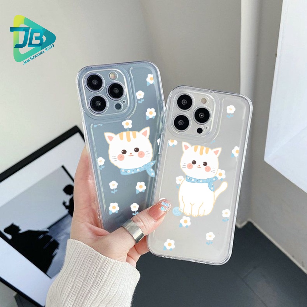 CUSTOM CASE SOFTCASE SILIKON CLEAR BENING CAT CUSTOM CASE SAMSUNG J2 PRIME GRAND PRIME A04 A04S A23 A13 A03 A20 A30 A03S A50 A50S A30S JB6069