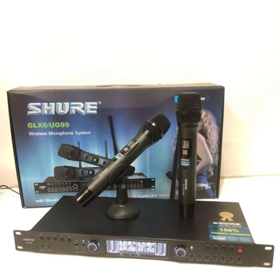Mic Wireless SHURE GLX6 UG99 Koper