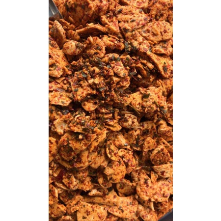 

Basreng mantap pedas daun jeruk atau original