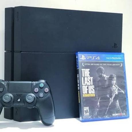 Ps4 Fat 1TB + 1 Stik Getar ori + 1 Kaset Ori