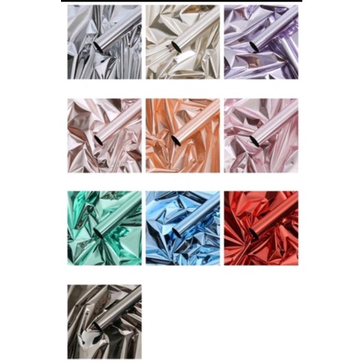 

(Lembaran) Kertas Wrapping Mirror Opp Cellophane Premium