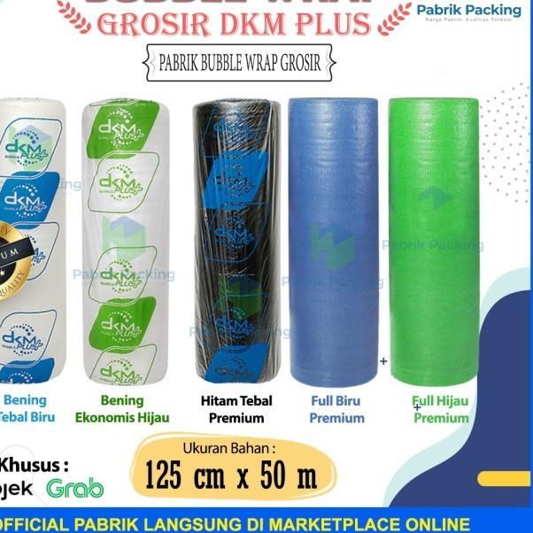 

PLASTIK BUBBLE WRAP HITAM TEBAL 125 CM x 50 M DELKOMAS