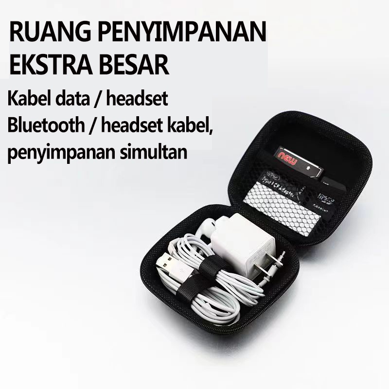 Pengatur headphone Ruang ekstra besar Cocok untuk kabel data / headphone berkabel / headphone bluetooth / u-disk