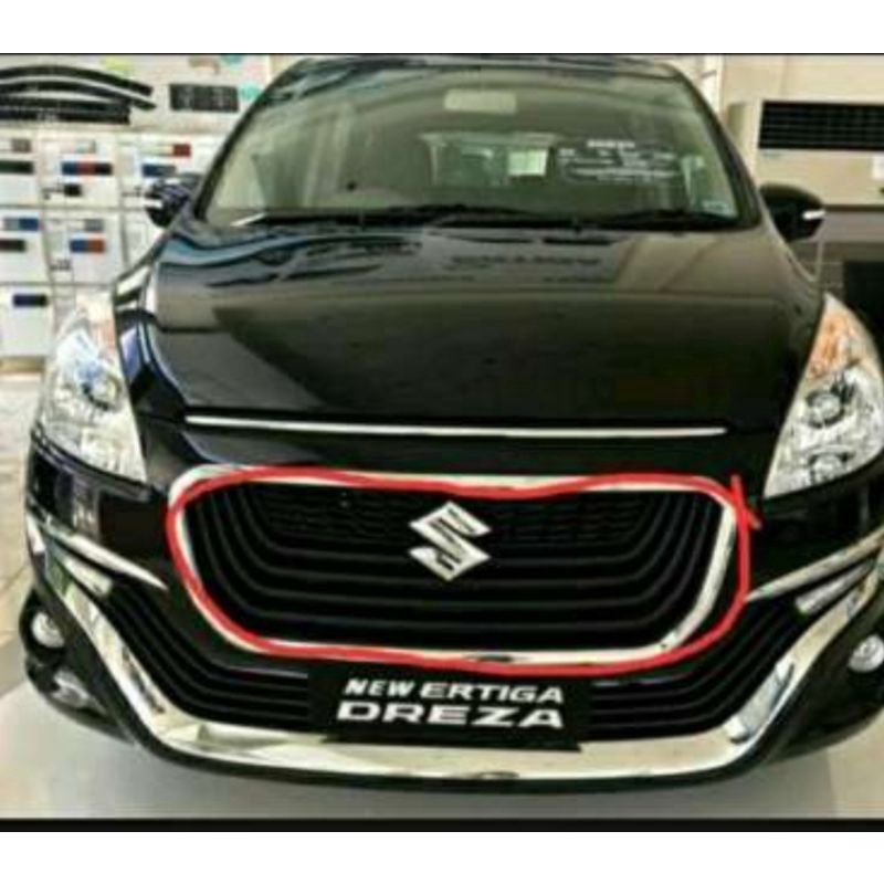 Listchrome grill ertiga dreza 2016 2017 2018