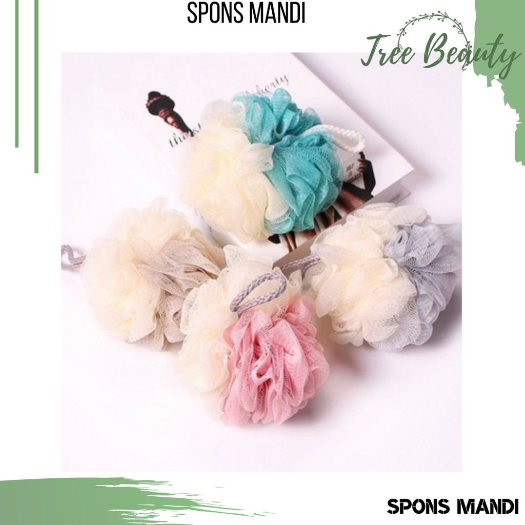 Spons Mandi Jaring / Sponge Sikat Badan Tebal