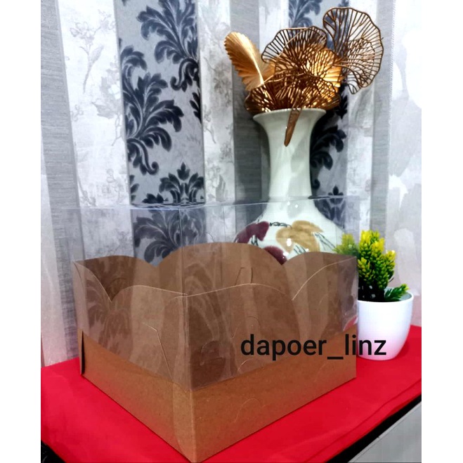 

box mika kue / cake box / kemasan cake packaging 25 cm